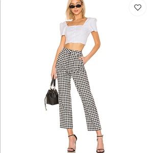 Gingham pants